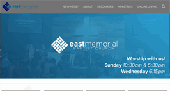 Desktop Screenshot of eastmemorial.org